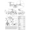 PLS-72047 1/72 Boeing MV-22B Osprey Full Size Scale Plans (two A2 format pages)