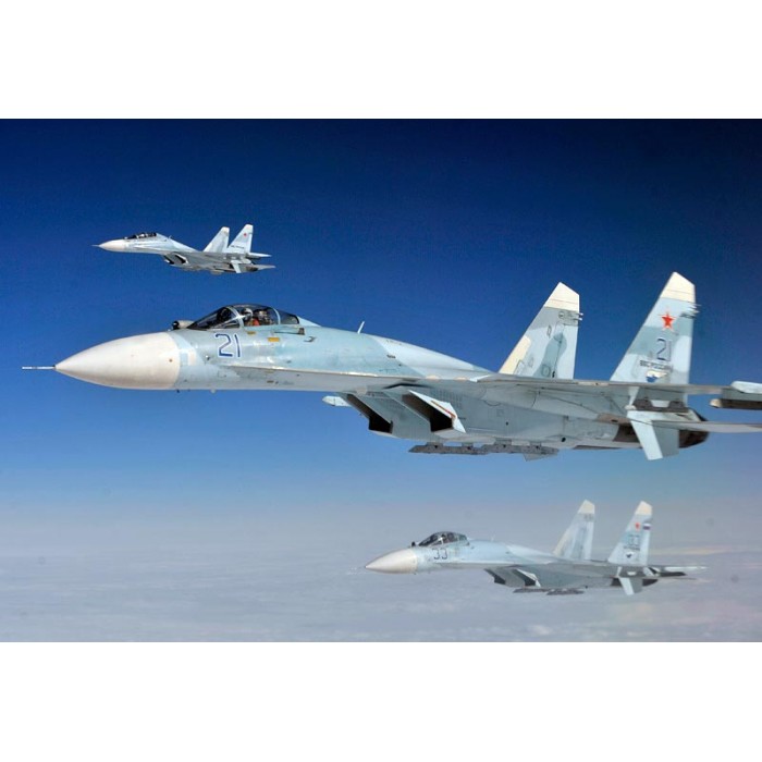 PLS-72059 1/72 Sukhoi Su-27 Flanker fighter Full Size Scale Plans A1 page