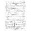 PLS-72074 1/72 Tupolev Tu-142 Full Size Scale Plans (two A0 format pages)