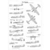 PLS-72076 1/72 Bristol Blenheim bomber Full Size Scale Plans (3xA1 format pages)
