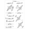 PLS-72076 1/72 Bristol Blenheim bomber Full Size Scale Plans (3xA1 format pages)