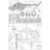 PLS-72083 1/72 Mil Mi-14 Haze helicopter Full Size Scale Plans (2xA2 pages)