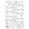 PLS-72085 1/72 Republic F-105 Thunderchief fighter-bomber Scale Plans (2xA2 p.)