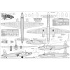 PLS-72099 1/72 Vickers Wellington WW2 bomber Full Size Scale Plans (2xA2 p)
